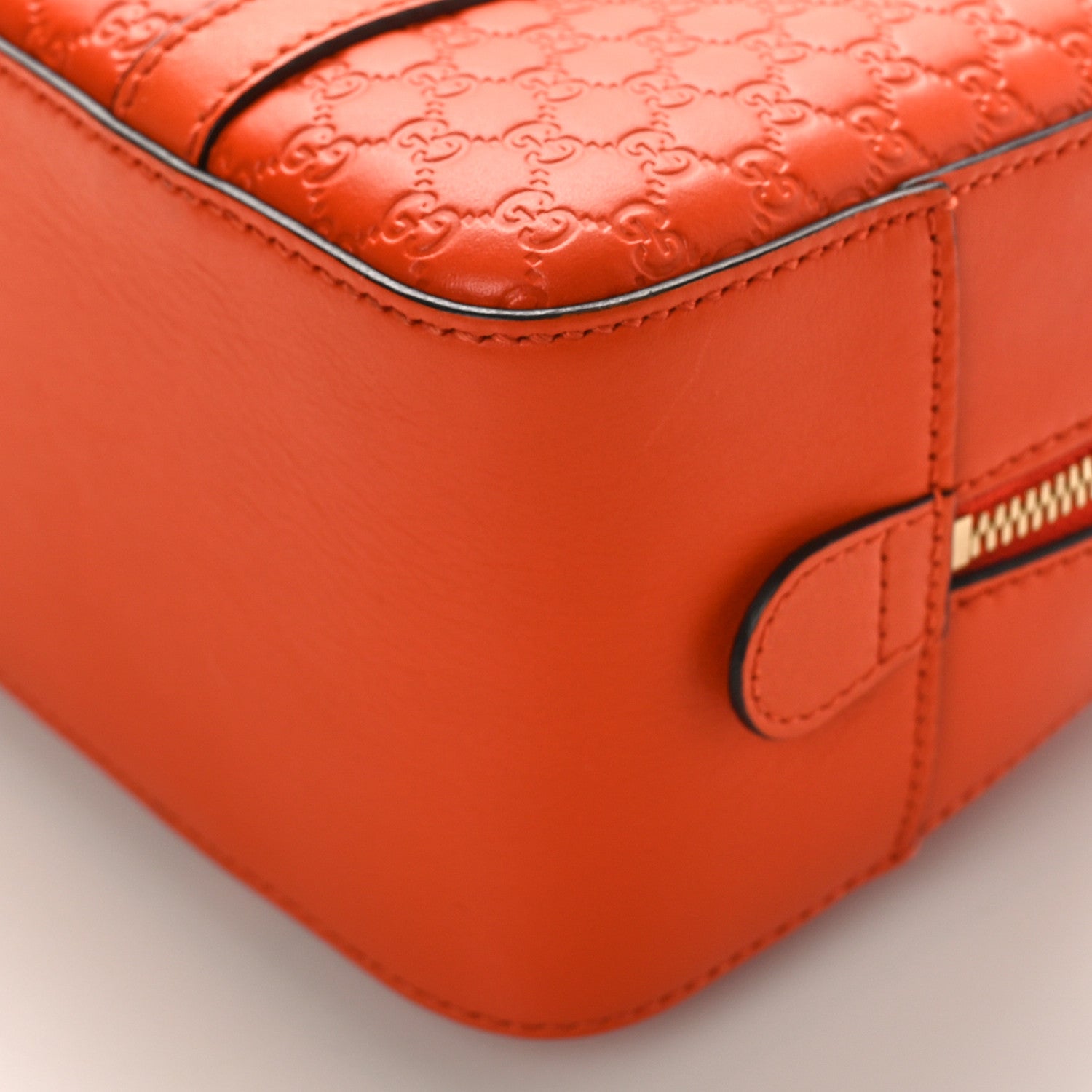Gucci Soft Microguccissima Small Crossbody Bag Sun Orange 9 of 9