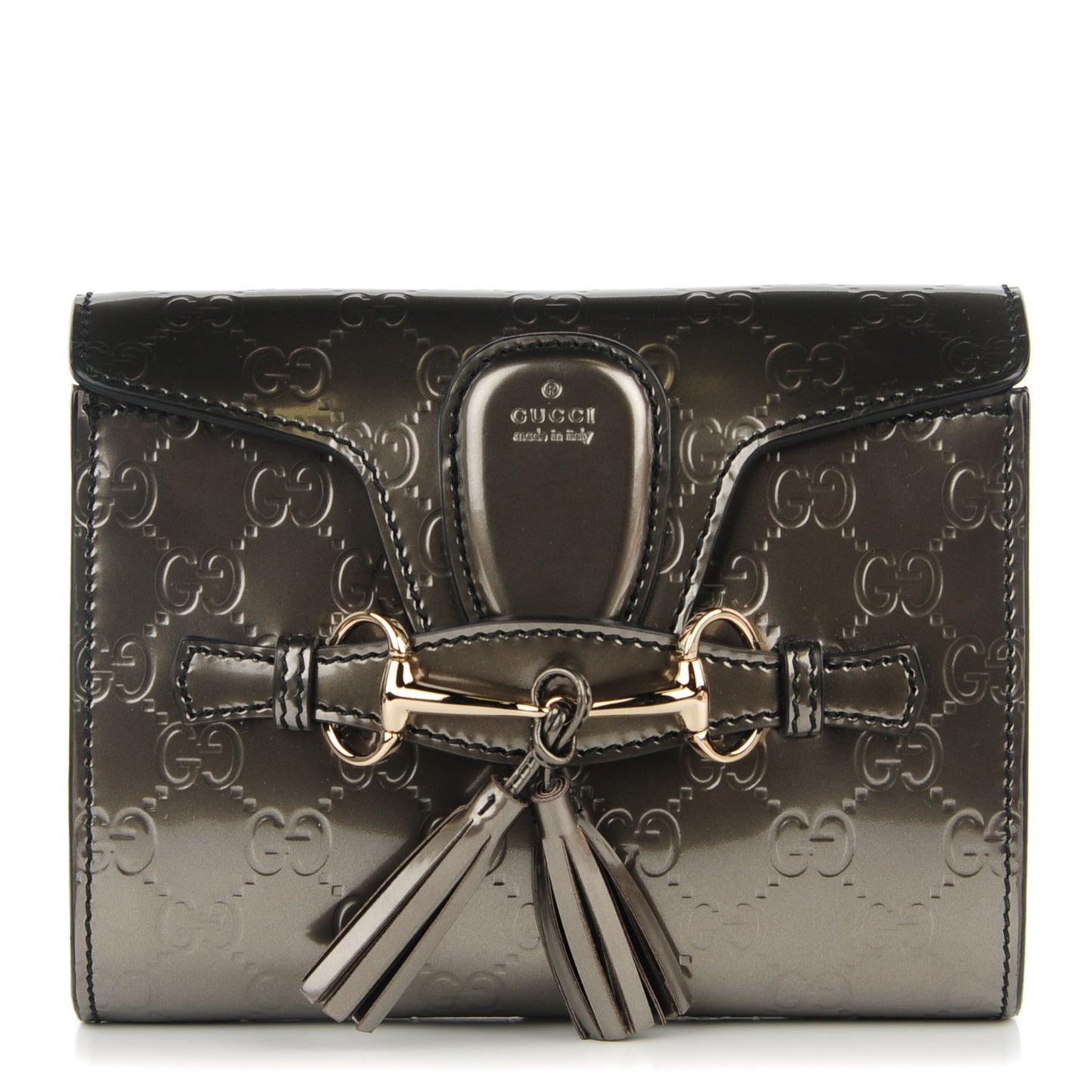 Shine Guccissima Mini Emily Chain Shoulder Bag Sasso