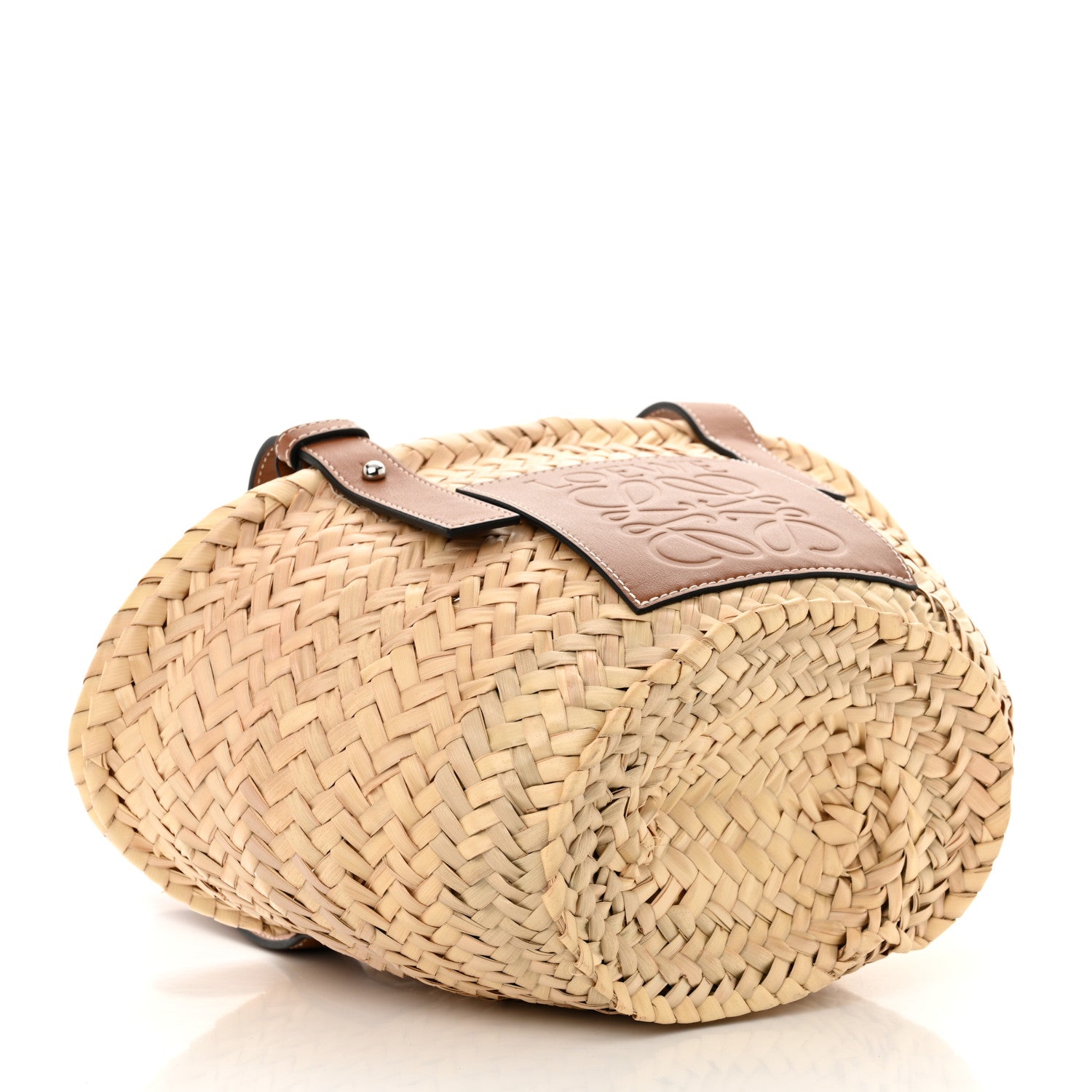 Loewe Raffia Small Basket Tote Bag Natural Tan 4 of 10
