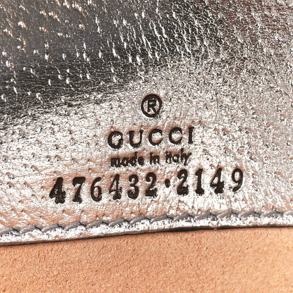 Gucci Metallic Calfskin Super Mini Dionysus Shoulder Bag Silver 6 of 13