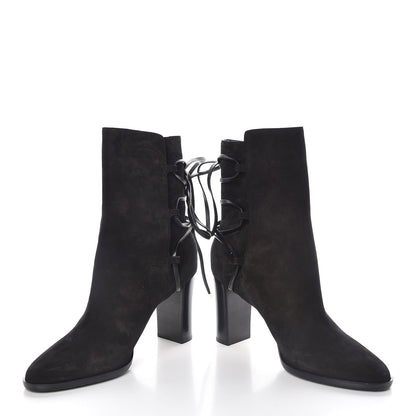 Saint Laurent JIMMY CHOO Suede Hampton 80 Boots 40 Black 4 of 9