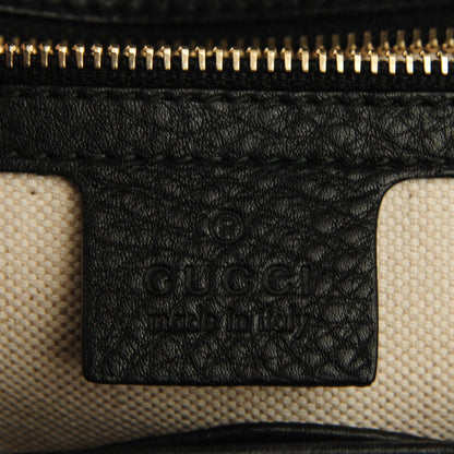 Gucci Cellarius Calfskin Small New Bamboo Top Handle Bag Black 6 of 7