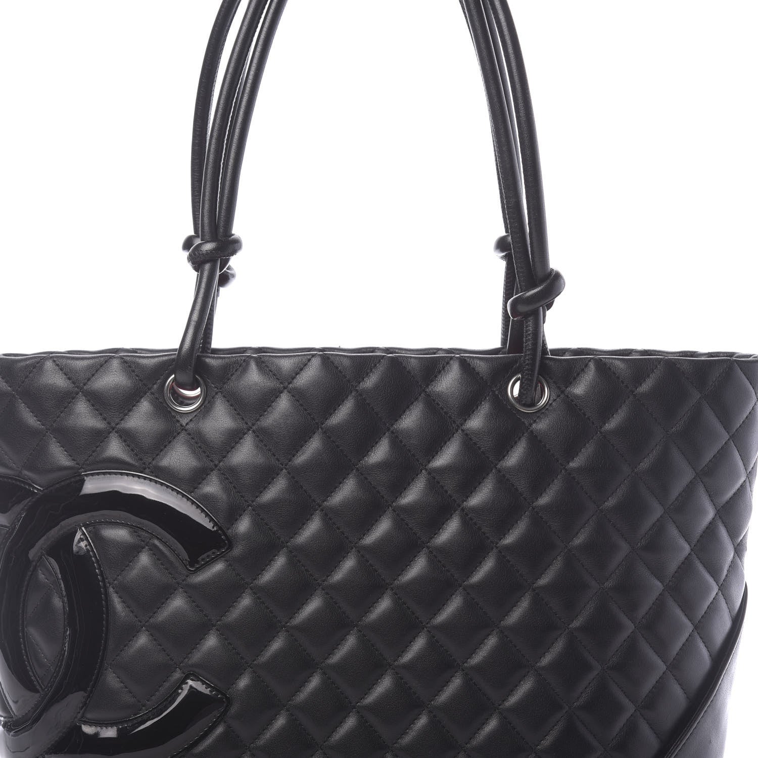 Chanel Calfskin Quilted Large Cambon Tote Black 8 of 10