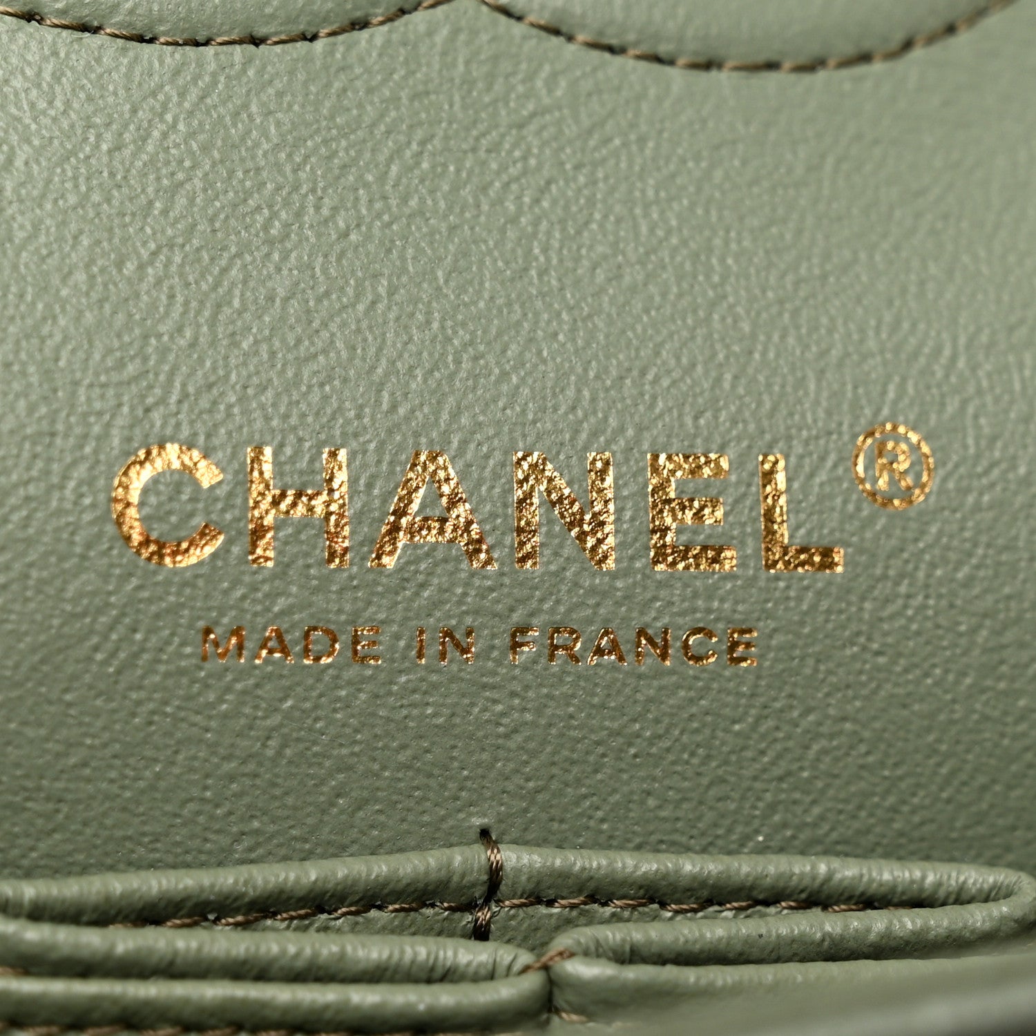 Chanel Iridescent Caviar Quilted Medium Double Flap Light Green 5 of 11