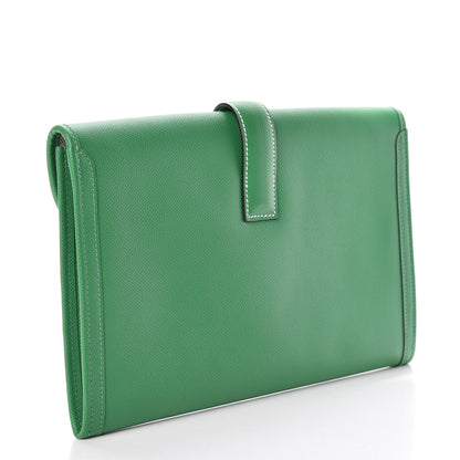 Hermes Epsom Jige PM Clutch Bambou 3 of 8