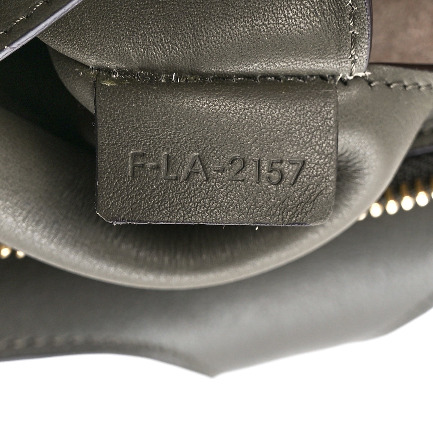 Supple Natural Calfskin Medium Tri-Fold Bag Stone