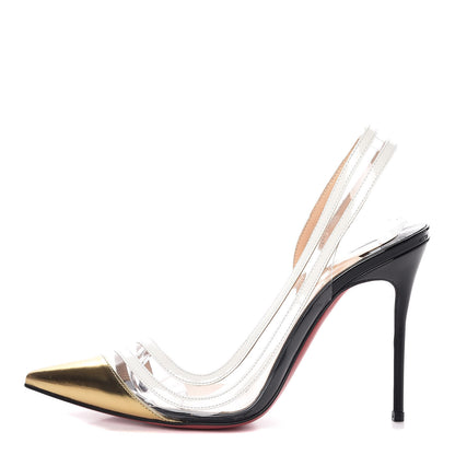 Christian Louboutin Patent PVC Paralili 100 Pumps 38.5 1 of 7