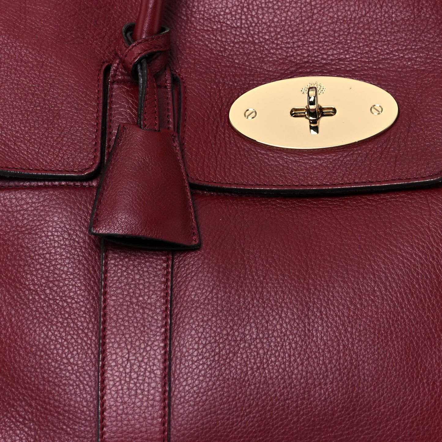 Natural Leather Bayswater Poppy Red