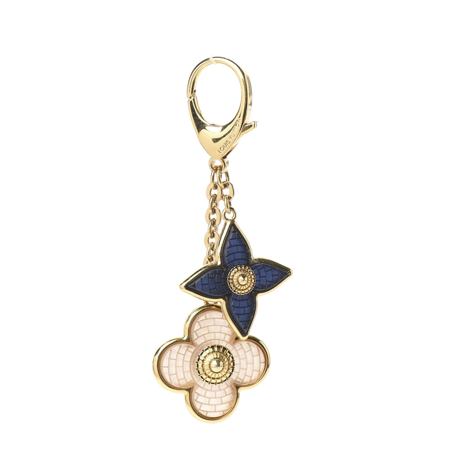 Louis Vuitton Mosaic Blooming Flowers Bag Charm Key Holder 1 of 2