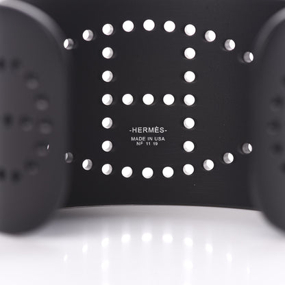 Hermes Aluminium Evelyne Sunset Cuff Bracelet T2 Black 3 of 4