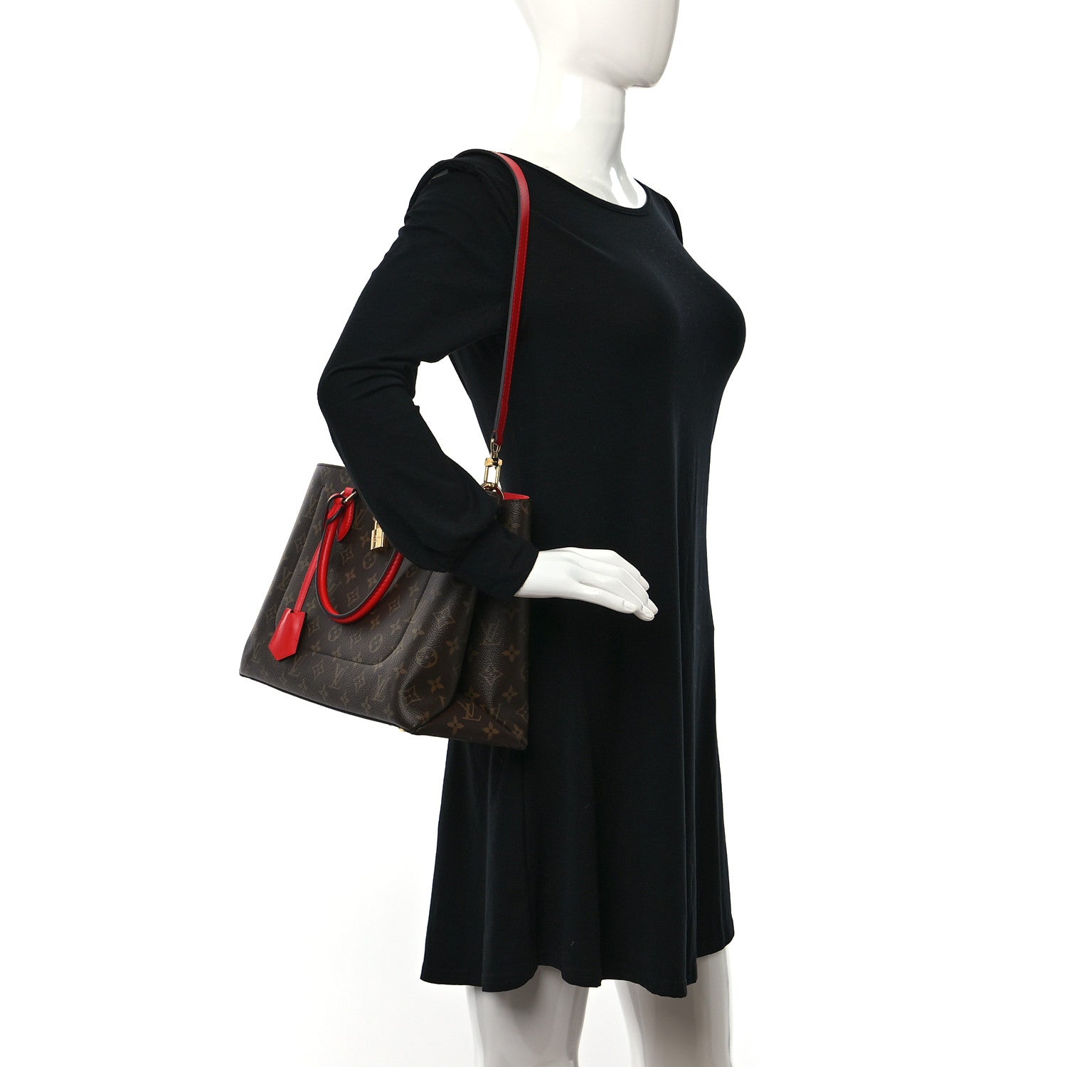 Louis Vuitton Monogram Flower Tote Coquelicot 3 of 8