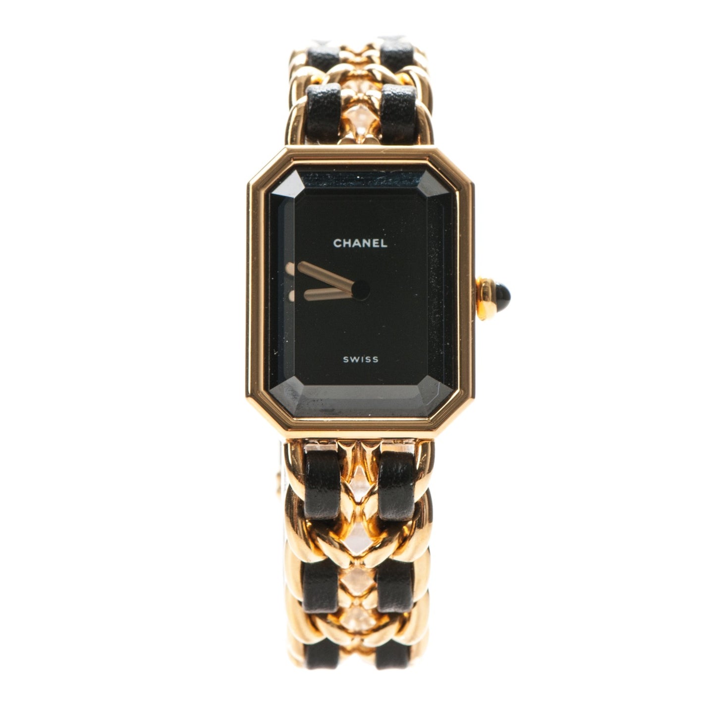 Stainless Steel Lambskin 20mm Chain Premiere Quartz Watch Gold M