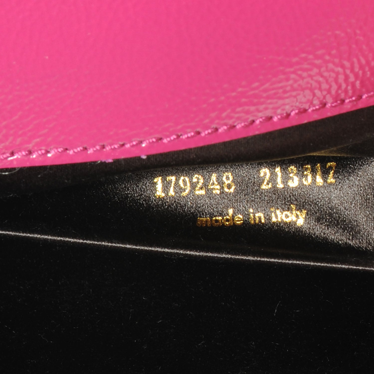 Saint Laurent Patent Belle de Jour Clutch Fuchsia 7 of 7