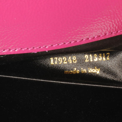 Saint Laurent Patent Belle de Jour Clutch Fuchsia 7 of 7