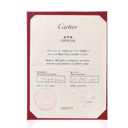 Cartier 18K White Gold 5.5mm LOVE Ring 50 5.25 5 of 5