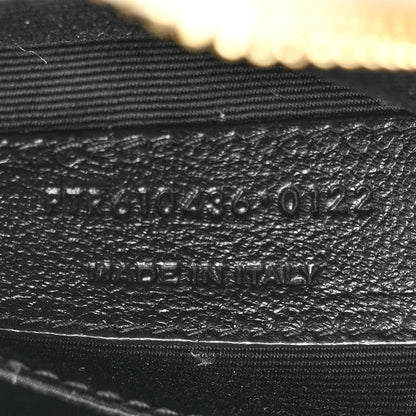 Saint Laurent Grain De Poudre Matelasse Chevron Quilted Round Vinyle Camera Bag Crema Soft 7 of 11