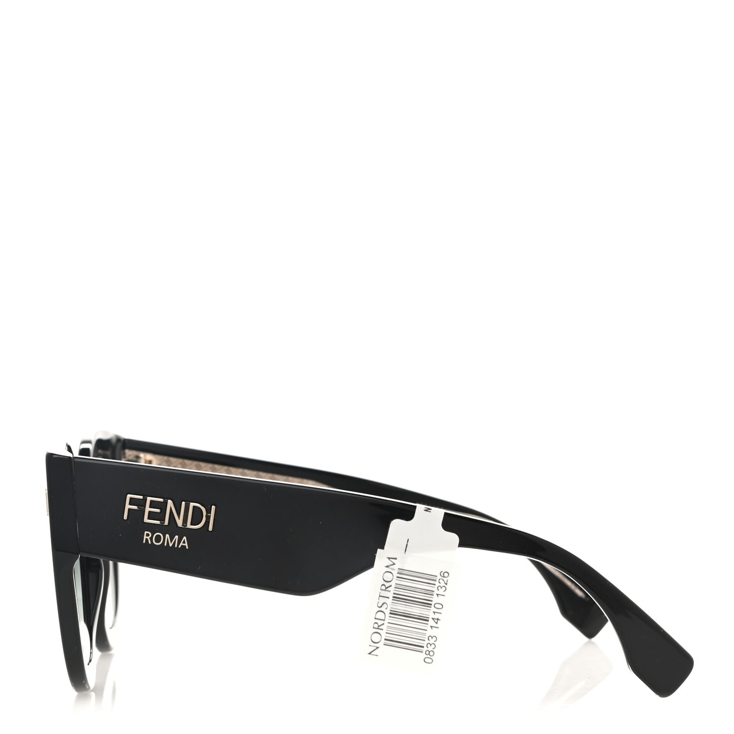 Acetate Cat Eye Sunglasses FF0452 Black