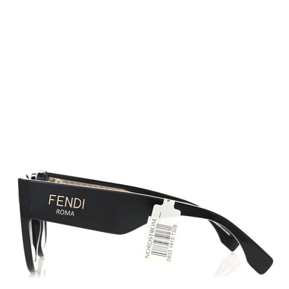 Fendi Acetate Cat Eye Sunglasses FF0452 Black 3 of 8