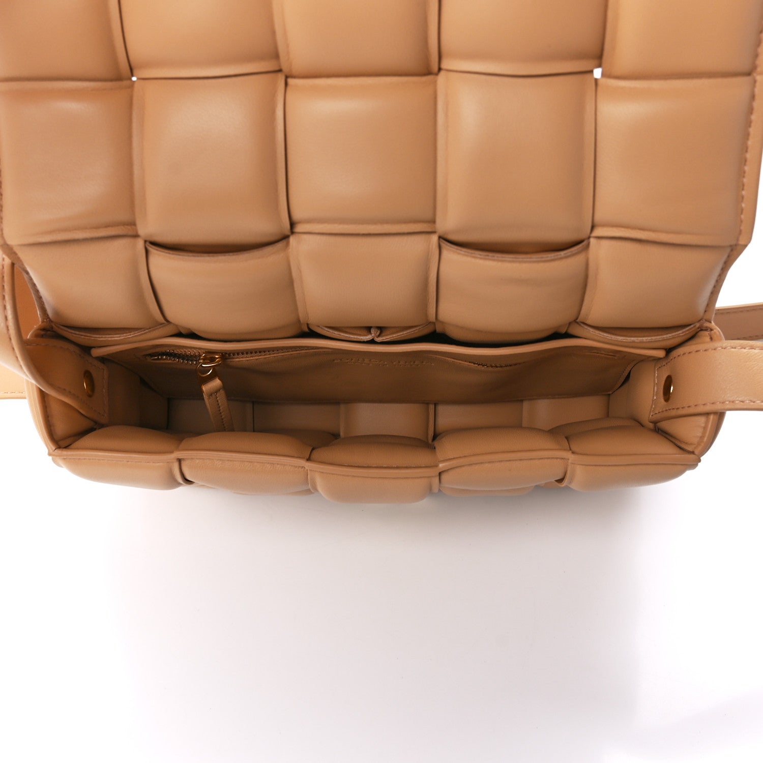 Bottega Veneta Nappa Maxi Intreccio Padded Cassette Crossbody Bag Almond 5 of 13