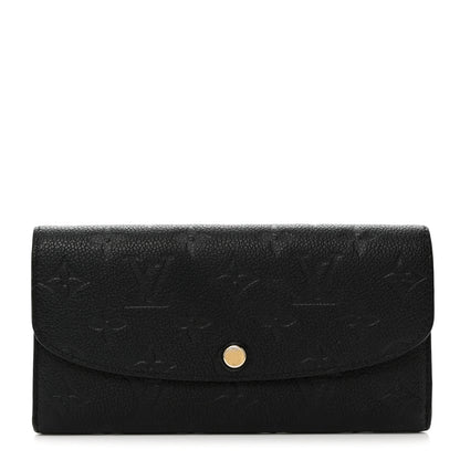 Louis Vuitton Empreinte Emilie Wallet Black Dune 1 of 7