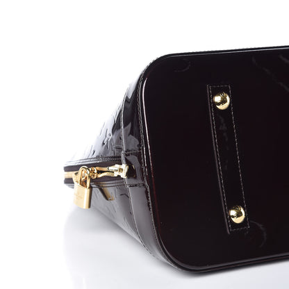 Louis Vuitton Vernis Alma GM Amarante 5 of 8