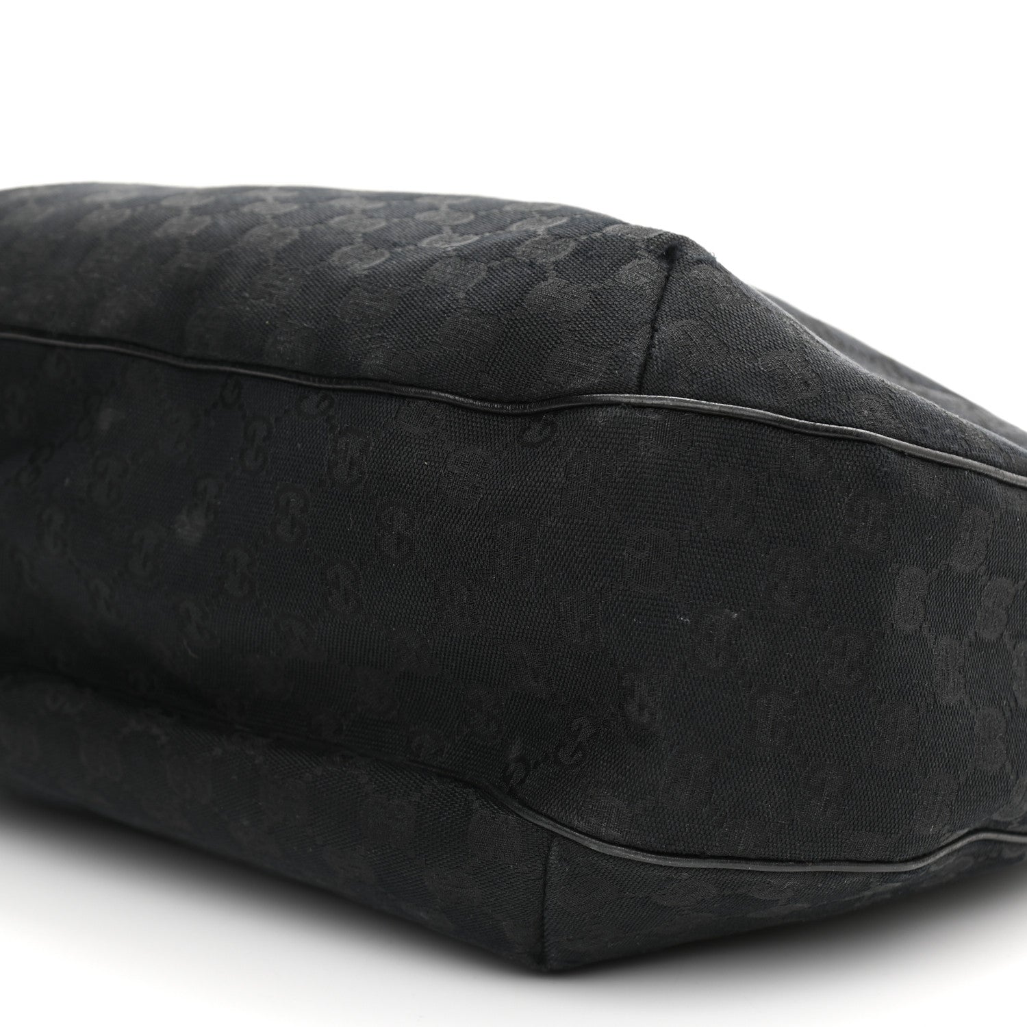 Gucci Monogram Large New Ladies Web Hobo Black 10 of 13