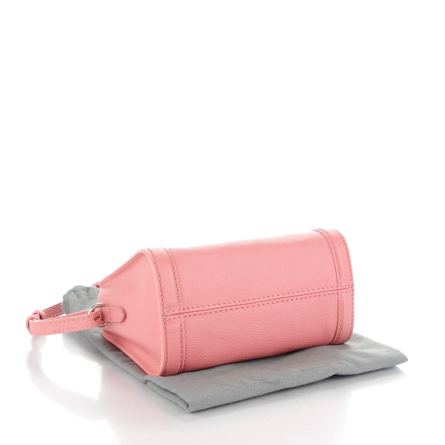 Alexander McQueen Pebbled Calfskin Mini Padlock Rose 4 of 6