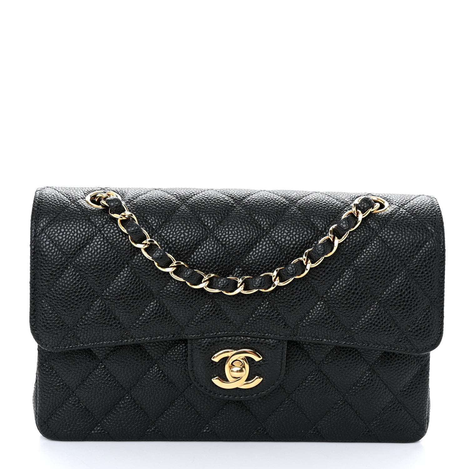 Chanel Caviar Quilted Small Double Flap Black 1 of 10