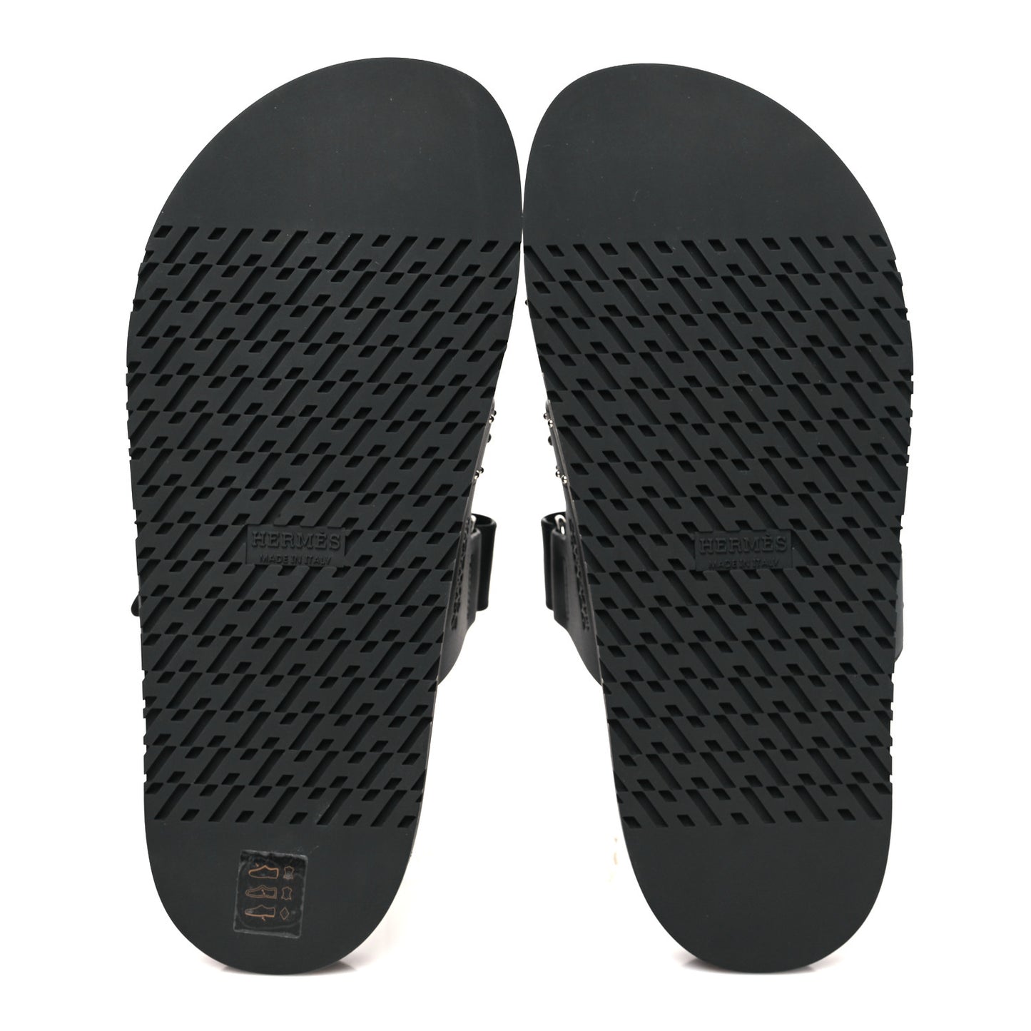 Calfskin Medor Studded Womens Chypre Sandals 38 Black