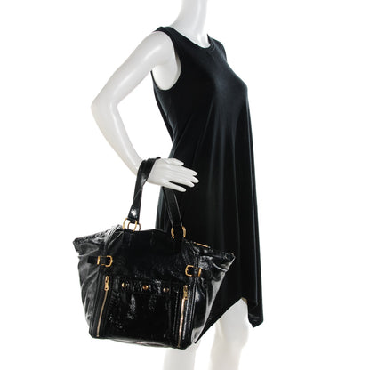 Saint Laurent Patent Medium Downtown Black 2 of 15