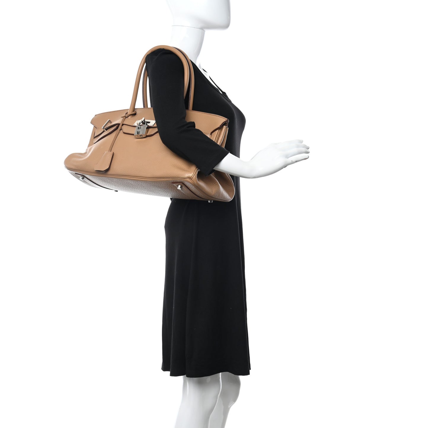 Taurillon Clemence JPG Birkin 42 Biscuit