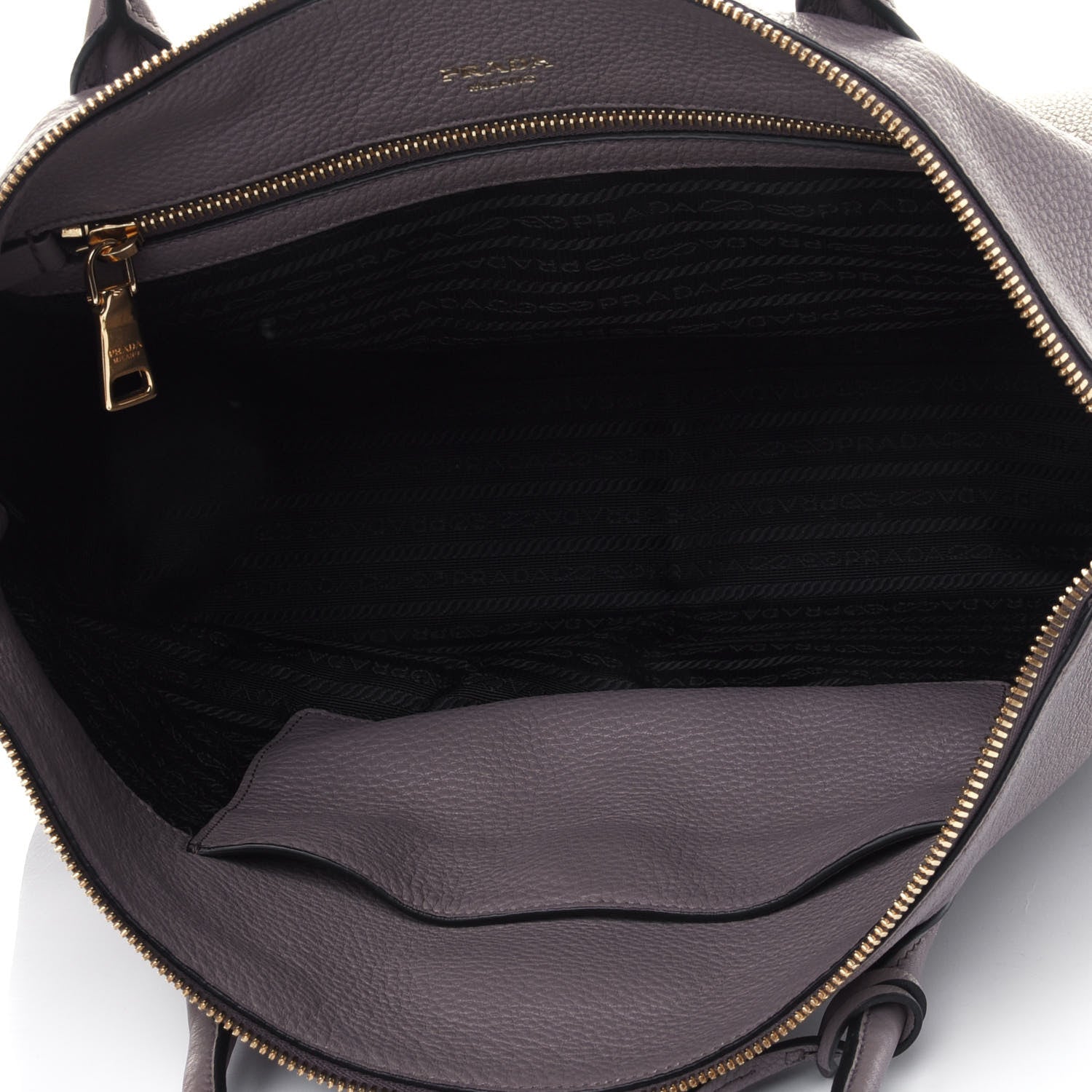 Prada Vitello Daino Shoulder Bag Argilla 4 of 4