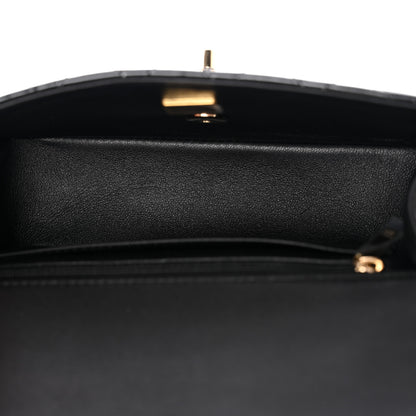 Chanel Patent Quilted Mini Top Handle Rectangular Flap Black 5 of 11