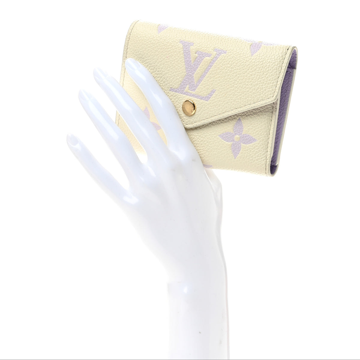 Empreinte Monogram Giant Victorine Wallet Latte Bubble Tea