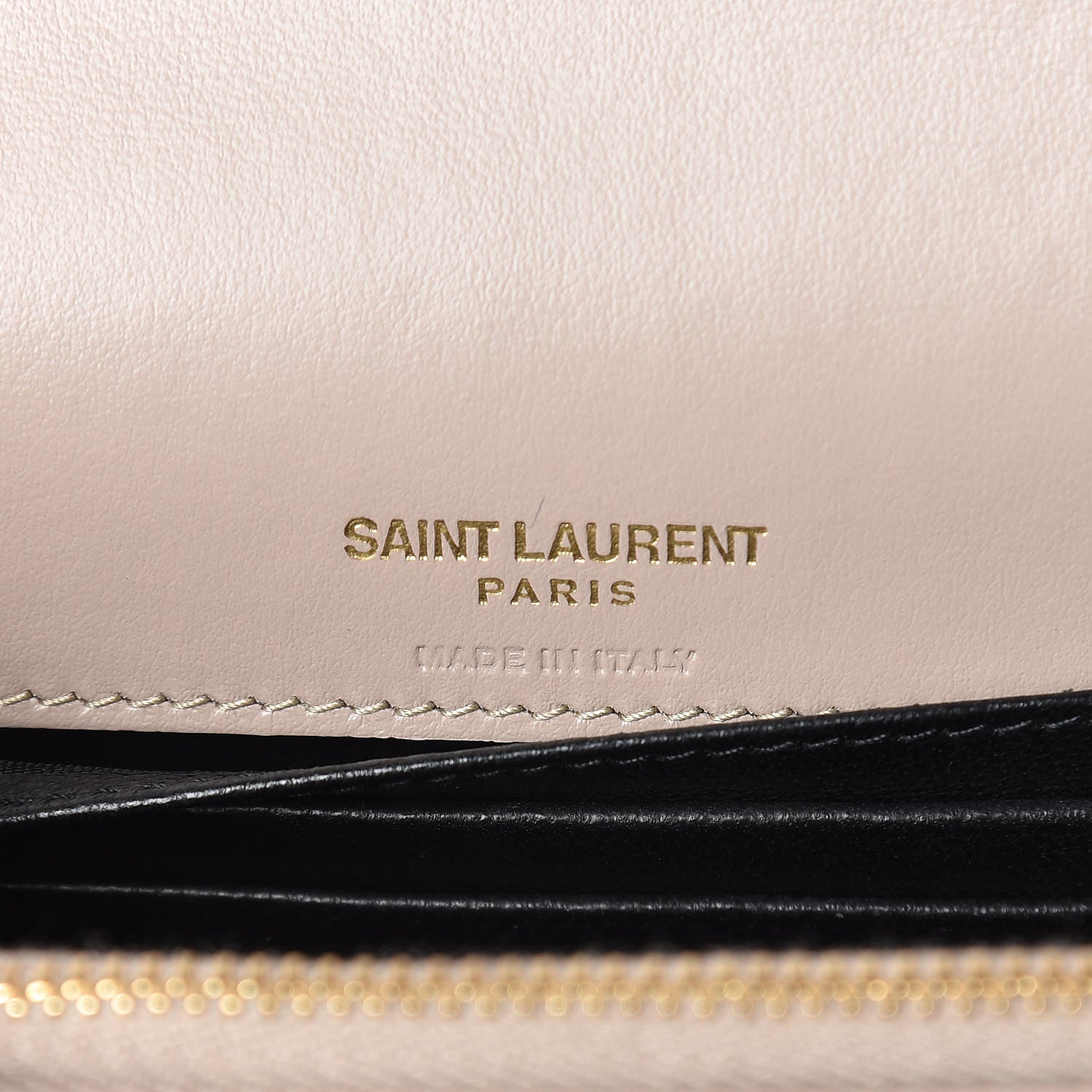 Saint Laurent Smooth Calfskin Monogram Kate Belt Bag Beige 6 of 10