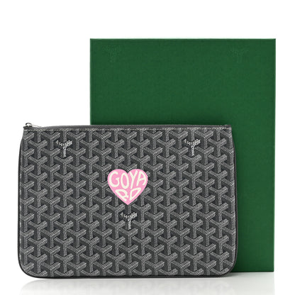 Goyard Goyardine Senat Pochette MM Grey 7 of 7