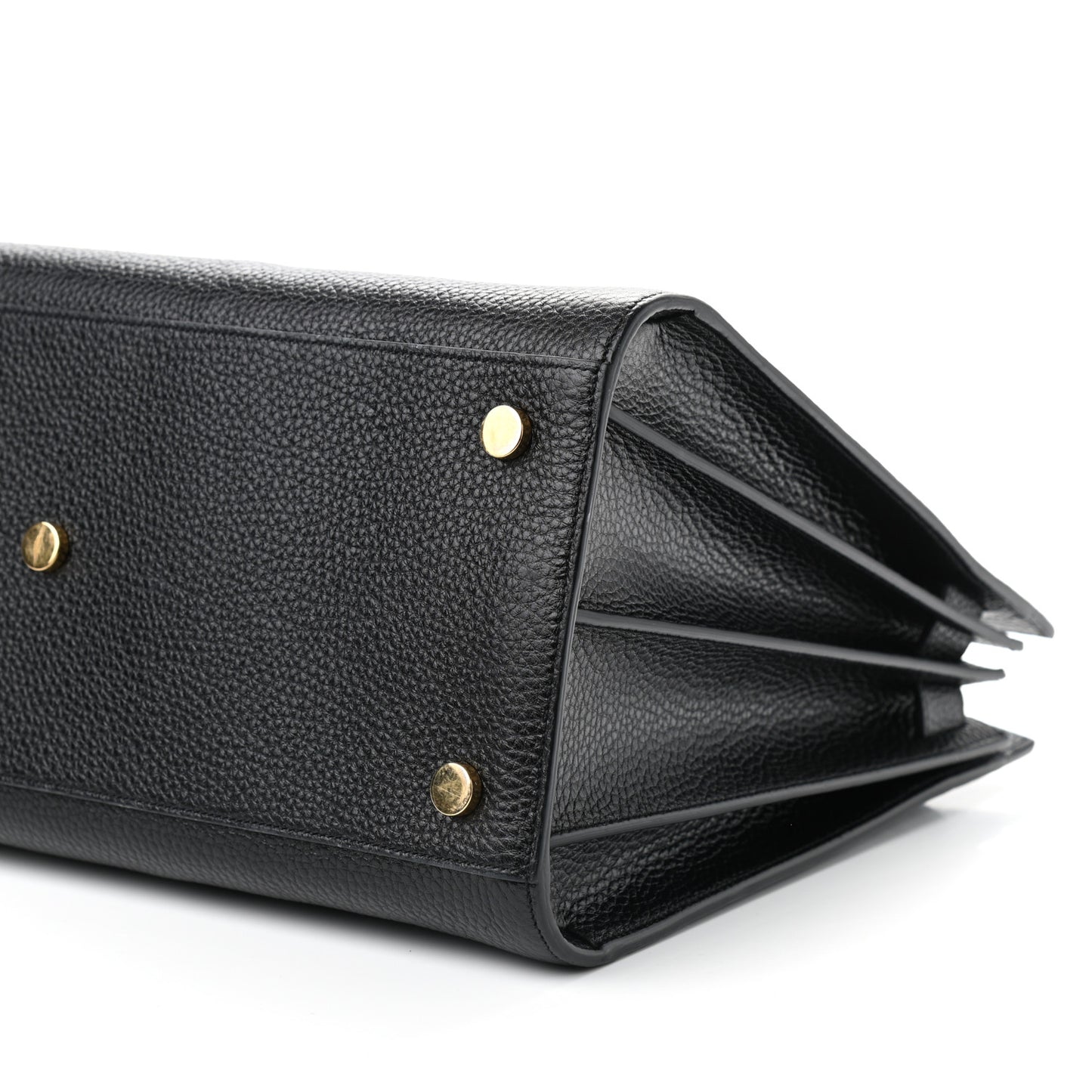 Grained Calfskin Large Sac De Jour Carryall Black