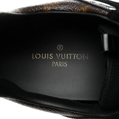 Louis Vuitton Suede Monogram Run Away Sneakers 38.5 Black 8 of 8