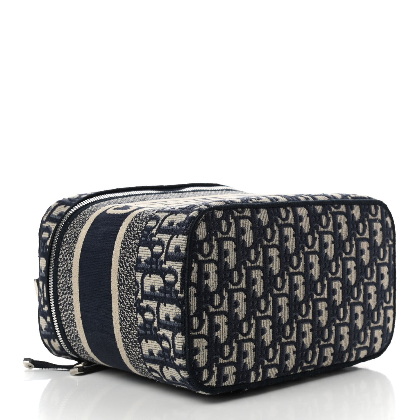 Oblique Diortravel Vanity Case Blue