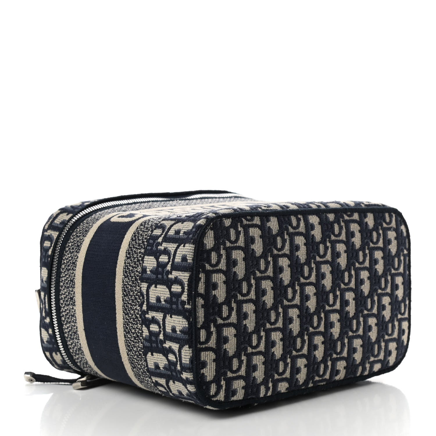 Christian Dior Oblique Diortravel Vanity Case Blue 4 of 6