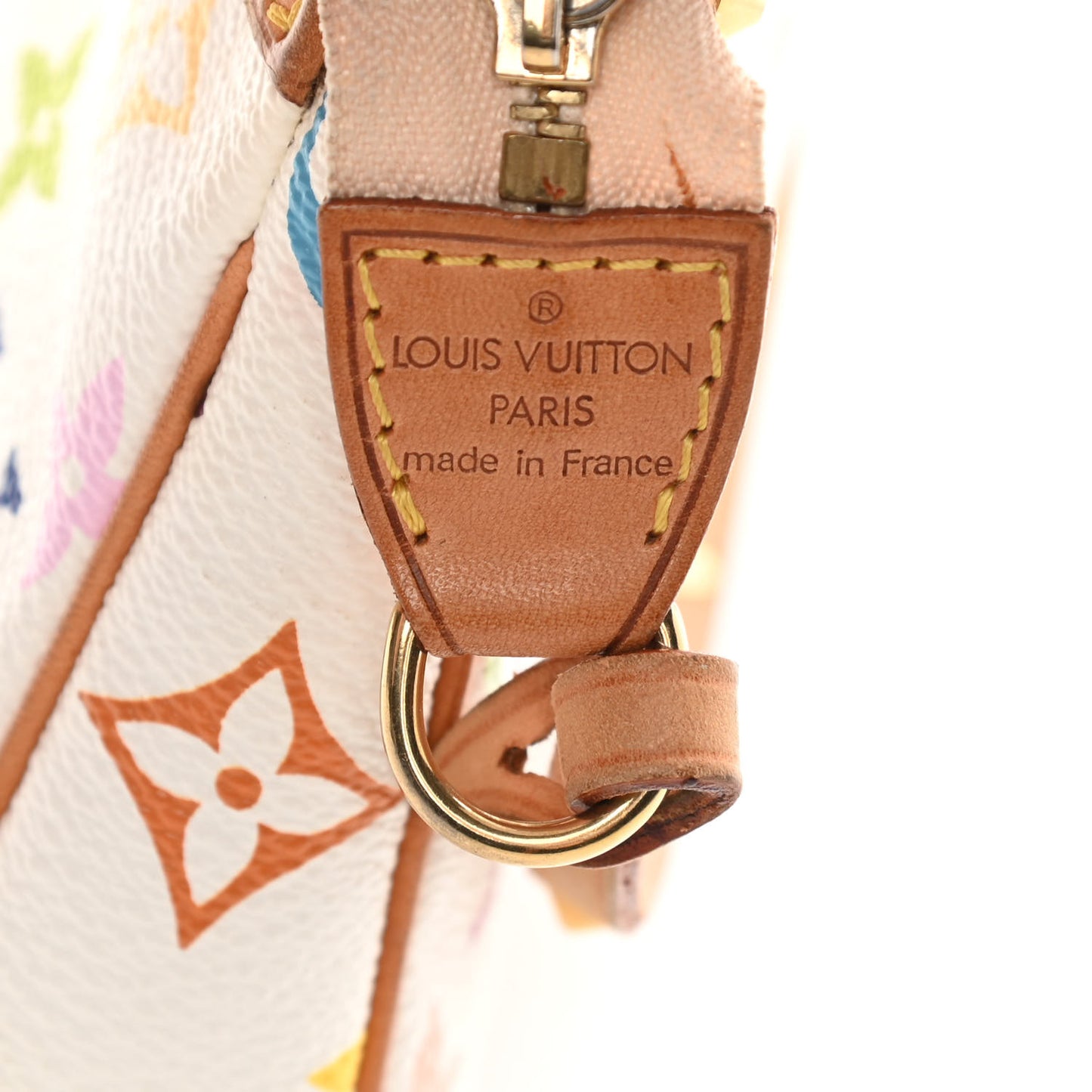 Monogram Multicolor Pochette Accessories White