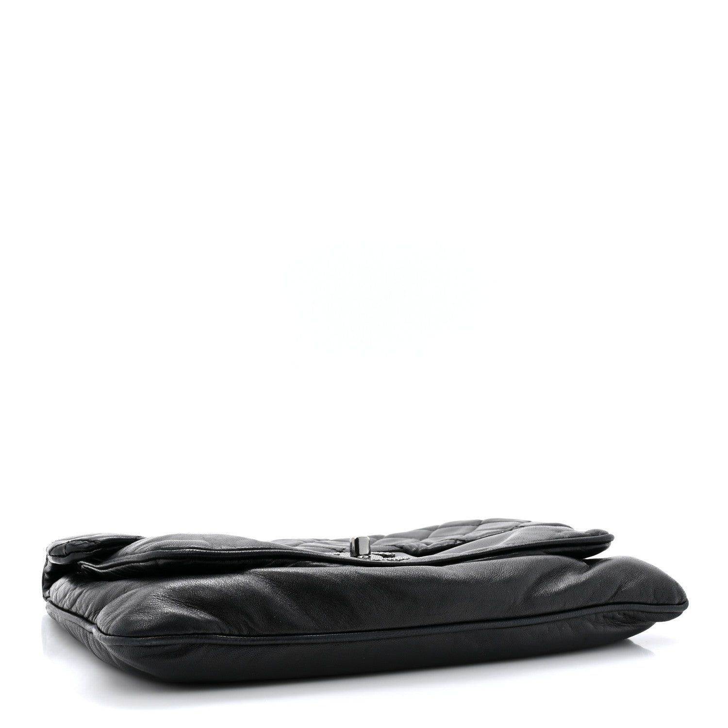 Chanel Lambskin Quilted Chain Mail Shoulder Bag Black 4 of 16