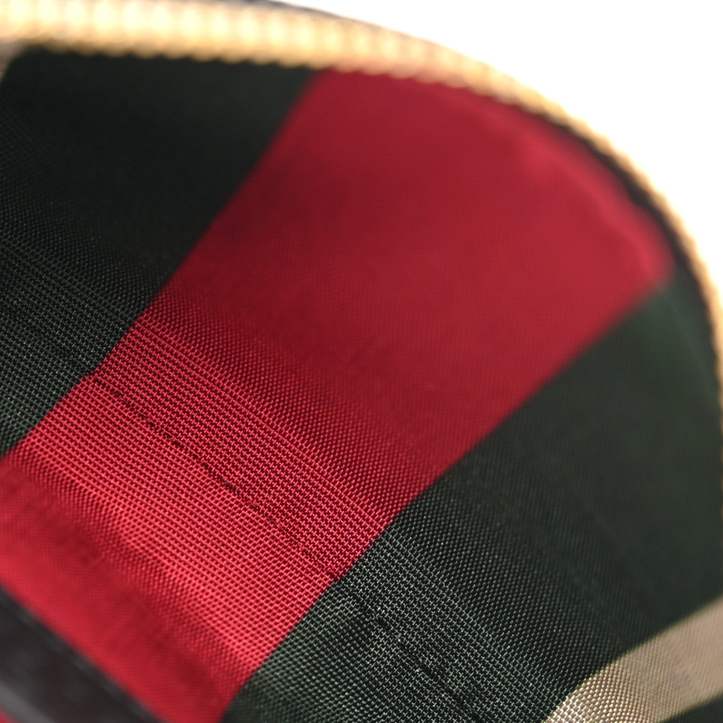 GG Supreme Monogram Selleria Key Case Beige Black