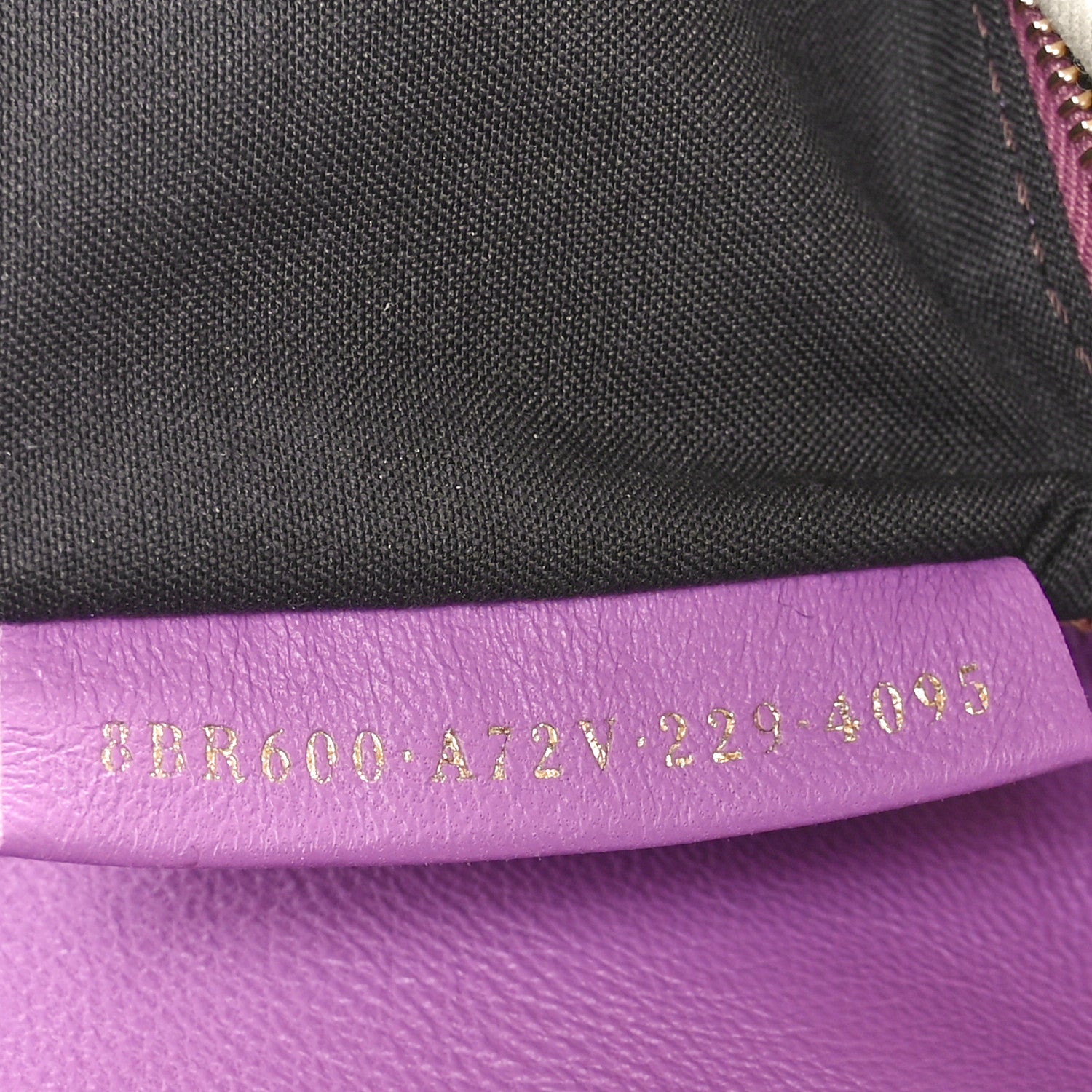 Fendi Nappa FF 1974 Embossed Baguette Agapanto 7 of 10