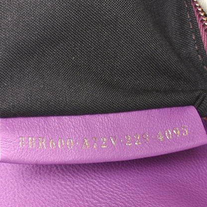 Fendi Nappa FF 1974 Embossed Baguette Agapanto 7 of 10