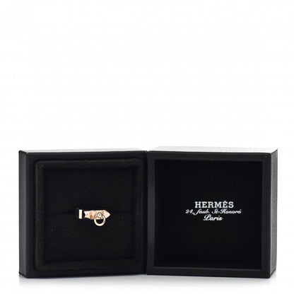 Hermes 18K Rose Gold PM Collier De Chien Ring 51 5.75 5 of 5