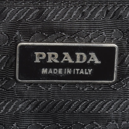 Prada Nylon Vela Medium Backpack Black 6 of 7