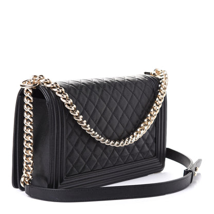 Chanel Caviar Quilted New Medium Boy Flap Black 2 of 5