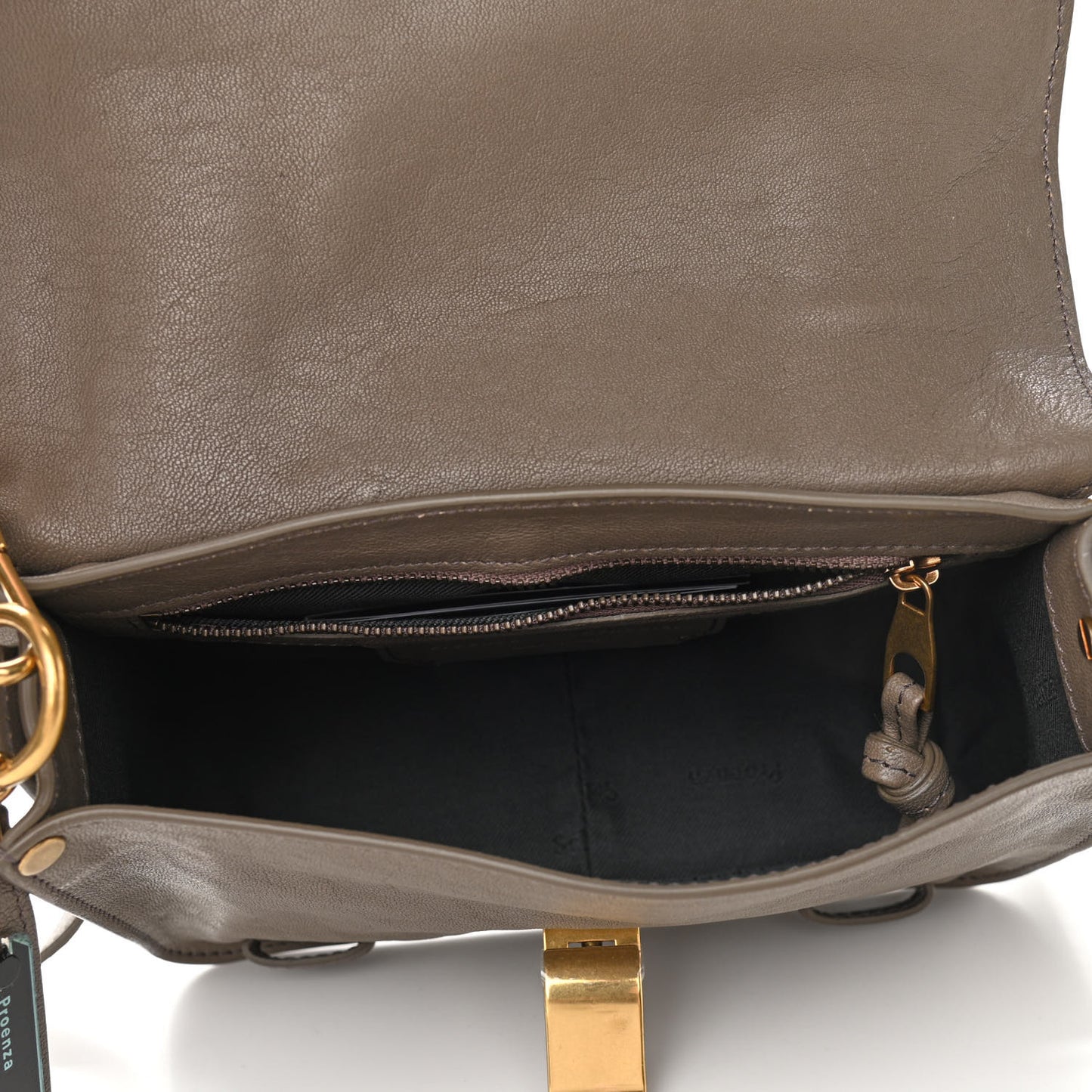 Lambskin PS1 Mini Pouch Messenger Smoke