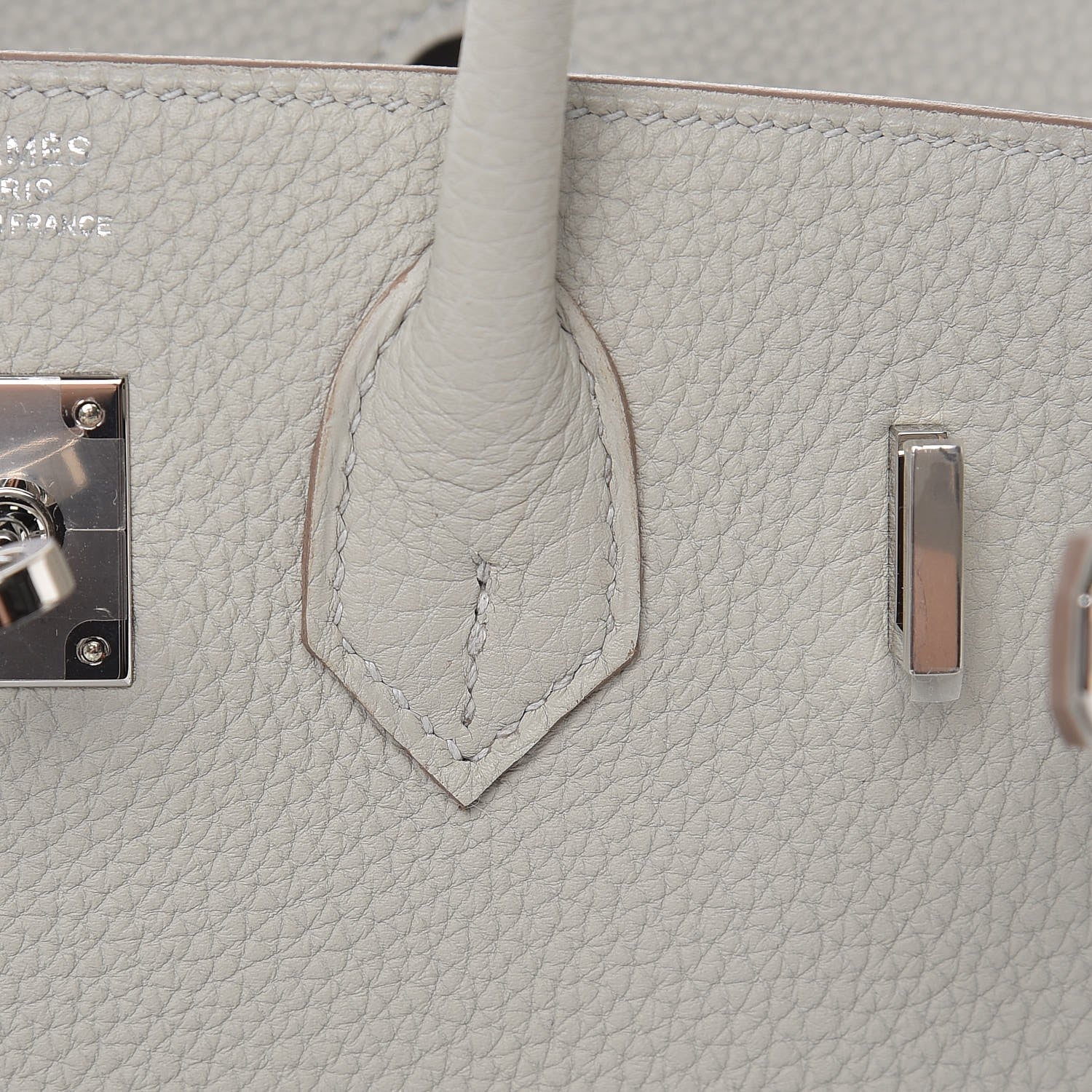 Hermes Togo Birkin 25 Gris Perle 28 of 33